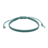 0.8 mm silk macrame sliding close bracelet