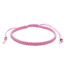 0.8 mm silk macrame sliding close bracelet
