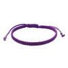 0.8 mm silk macrame sliding close bracelet