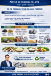 SO OK TRADING —— 值得信赖的贸易伙伴 金属 · 能源 · 可持续发展的道路 FAST • SHARP • RELIABLE SO OK TRADING —— 值得信赖的贸易伙伴 金属 · 能源 · 可持续发展的道路 FAST • SHARP • RELIABLE