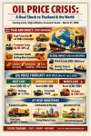 “Oil Shock 2026: น้ำมันแพง = ทุกอย่างแพง — เชื้อเพลิงเดือด เศรษฐกิจโลกสะเทือน ไทยสั่นคลอน — เมื่อราคาน้ำมันกลายเป็นตัวเร่งเงินเฟ้อและแรงสั่นสะเทือนคู่ขนาน" :บทความโดย SO OK TRADING:27 MARCH 2026