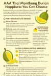 “No More Guessing: Experience AAA Monthong Durian with SO OK TRADING” or “AAA Durian: More Than Just Fruit — It’s an Investment in Happiness” “No More Guessing: Experience AAA Monthong Durian with SO OK TRADING” or “AAA Durian: More Than Just Fruit — It’s an Investment in Happiness”