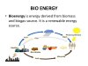 BIO MASS, BIO ENERGY