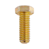 สกรูมิลดำ เกรด 8.8 ชุบรุ้ง / Hexagon Head Bolt With Yellow Zinc Grade 8.8 (High Tensile Bolt)