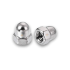 หัวน็อตหมวกชุบโครเมี่ยม / hex domed cap nut