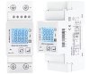 Single phase multifunctional rail mounted meter