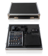กล่องใส่มิกซ์เซอร์  Behrihger Henyx1002SFX และ shure reciver
