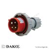 DAKO | HTN0141/HTN0241 ปลั๊กกันน้ำ 3P+E 16A/32A 400V IP67