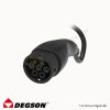 สายชาร์จรถยนต์ไฟฟ้า DEGSON รุ่น 1 เฟส 8KW หัวชาร์จ Type 2 มาตรฐาน CE TUV