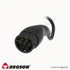 สายชาร์จรถยนต์ไฟฟ้า DEGSON รุ่น 3 เฟส 24KW หัวชาร์จ Type 2 รองรับการชาร์จความเร็วสูง