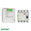 เครื่องตัดไฟรั่ว RCCB SUNTREE รุ่น PMB9RL-63 ขนาด 4P สีขาว สำหรับป้องกันไฟดูดในระบบไฟฟ้า 3 เฟส