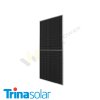 แผงโซล่าเซลล์ Trina Vertex TSM สีดำขนาดใหญ่ แบบ Bifacial Dual Glass เทคโนโลยี N-type TOPCon