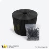 WPI | ตาข่ายกันนกสำหรับแผงโซลาร์เซลล์ ม้วนยาว 30 เมตร กว้าง 20 ซม. เคลือบ PVC (Solar Panel Bird Mesh)