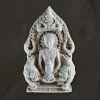 พระขุนแผนเนื้อผงสีขาวฝังตะกรุด