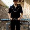LNB COWBOY POLO SHIRT - BLACK