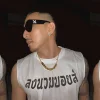 WHITE LONGNUAMBOYZ SLEEVELESS SHIRT