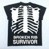 BROKEN RIBS T-SHIRT - FADED