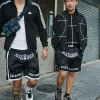 BLACK BOXING SHORTS