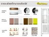 ตู้วางเตาแก๊สอลูมิเนียม 1.3เมตร หน้าท็อปแกรนิต เจียร์ขอบ (กันน้ำทั้งใบ)