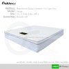 ที่นอนสปริง Bonnel Spring + ยางพารา + PU-Foam 3.5/5/6ฟุต หนา 10นิ้ว รุ่น ดีลักซ์