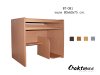 โต๊ะคอมพิวเตอร์ 80ซม. พร้อมที่วางซีพียู PVC Laminated