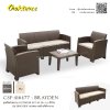 ชุดโซฟาสนาม OUTDOOR SET-M (3+1+1ที่นั่ง) รุ่น BRAYDEN พร้อมโต๊ะกลาง