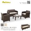 ชุดโซฟาสนาม OUTDOOR SET-S (2+1+1ที่นั่ง) รุ่น BRAYDEN พร้อมโต๊ะกลาง