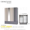 ตู้เสื้อผ้า 160ซม. 4บานเปิด 2ลิ้นชักนอก CTW-126602