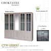 ตู้เสื้อผ้า 220ซม. 5บานเปิด 2ลิ้นชักใน สไตล์ Zen CTW-122201J