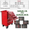 ตู้เครื่องมือ 7 ชั้น OKURA รุ่น TC-X7  พร้อมชุดเครื่องมือ 196 ชิ้น OKURA รุ่น BR-196