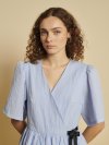 Freja Wrap Mini Dress