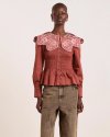 Fern Embroidered Blouse