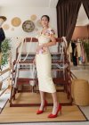 Hand-Embroidered Hemp Dress