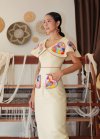 Hand-Embroidered Hemp Dress