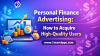 personal finance advertising personal finance advertising