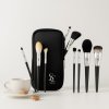 Scbrush เซตแปรงแต่งหน้า Black Edition 9 ชิ้น มีสารเเอนตี้แบคทีเรีย