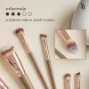 Custard Makeup Brush Set 10 Pieces With Bag
