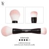 scbrush  แปรงแต่งหน้าสองหัวแบรนด์ scbrush  back fluffy brush