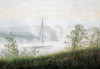 Elbschiff in Early Morning Fog