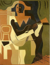Harlequin with Guitar (Arlequin à la guitare)