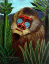 Mandrill in the Jungle (1909)