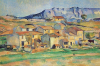 Mont Sainte-Victoire and Hamlet Near Gardanne