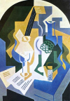 Still Life with Fruit Bowl and Mandolin