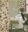 The Seamstress with Chiffons (1893) Édouard Vuillard