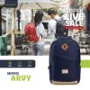 Evernext - Tas Ransel Laptop Pria Backpack Arvy Tas Punggung Pria Tas Outdoor Tas Sekolah Kuliah