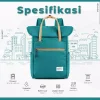 Evernext - Tas Ransel Wanita Tas Sekolah Tas Kuliah Wanita Backpack Emily Tas Punggung Laptop Wanita
