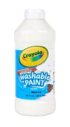 Washable Paint 16 oz. Bottle-White