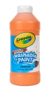 Washable Paint 16 oz. Bottle-Orange