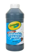 Washable Paint 16 oz. Bottle-Black
