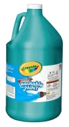 Washable Paint 128 oz. Bottle-Turquoise